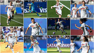 Elf Spielerinnen für den Einzug ins Halbfinale: Die Startelf gegen Schweden © Getty Images/Collage DFB