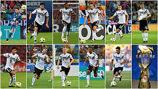 Elf Spieler in der Startelf, ein Ziel: der EM-Titel in Udine © AFP/Getty Images/Collage DFB