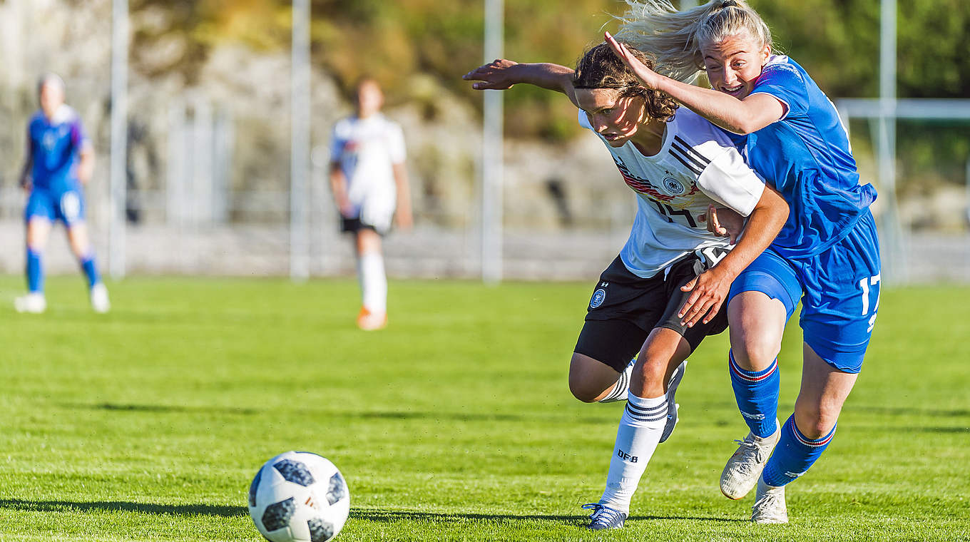 Umkämpfte Partie: Luise Wildner (l.) schüttelt ihr Gegenspielerin ab © 2019 Getty Images