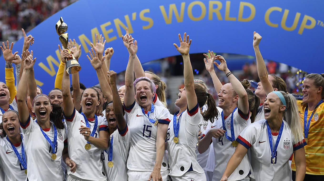 The USA won their fourth Women's World Cup. © AFP/Getty Images