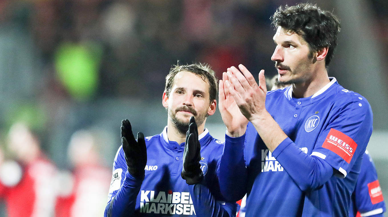 Rekordtorjäger unter sich: Anton Fink (l.) und Dominik Stroh-Engel. © Getty Images