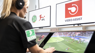 Seit der Saison 2019/2020 auch in der 2. Bundesliga im Einsatz: der Video-Assistent © DFB/Thomas Böcker
