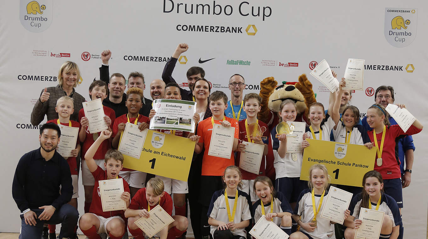 Deutschlands größtes Hallenturnier für Schüler bis zur 6. Klasse: Der Drumbo-Cup © Commerzbank