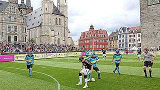 Treffen im Finale aufeinander: der FC St. Pauli und die Sportfreunde BG Blista Marburg © Carsten Kobow und Florian Eib