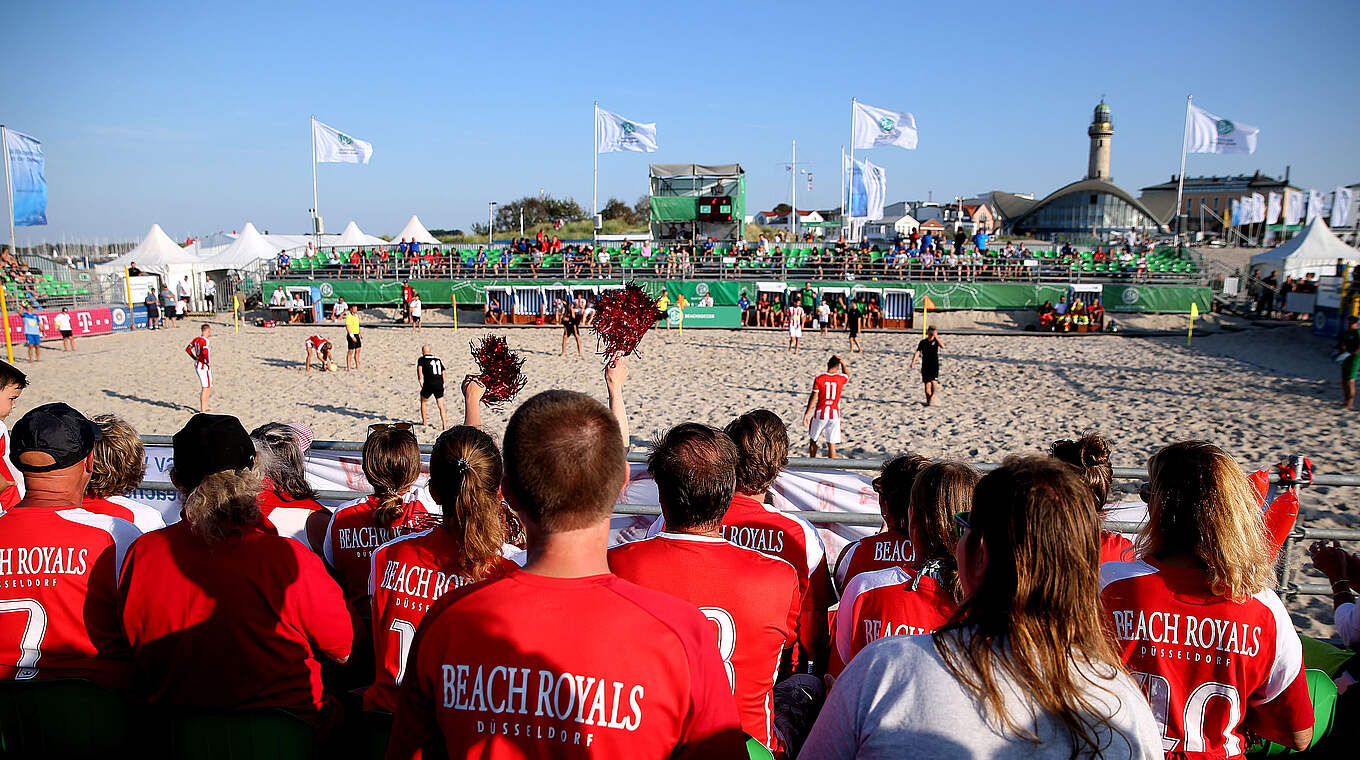 Diesmal leider ohne Zuschauer: das Saisonfinale am Strand von Warnemünde © 2019 Getty Images
