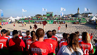 Diesmal leider ohne Zuschauer: das Saisonfinale am Strand von Warnemünde © 2019 Getty Images