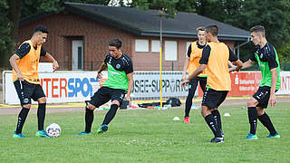 Trainiert im Trainingslager unter extremen Bedingungen: die U 19 von Hannover 96 © DFB