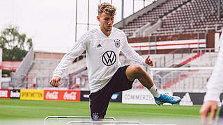 Luca Waldschmidt: Training im Kreis der Nationalmannschaft © DFB | PHILIPPREINHARD.COM
