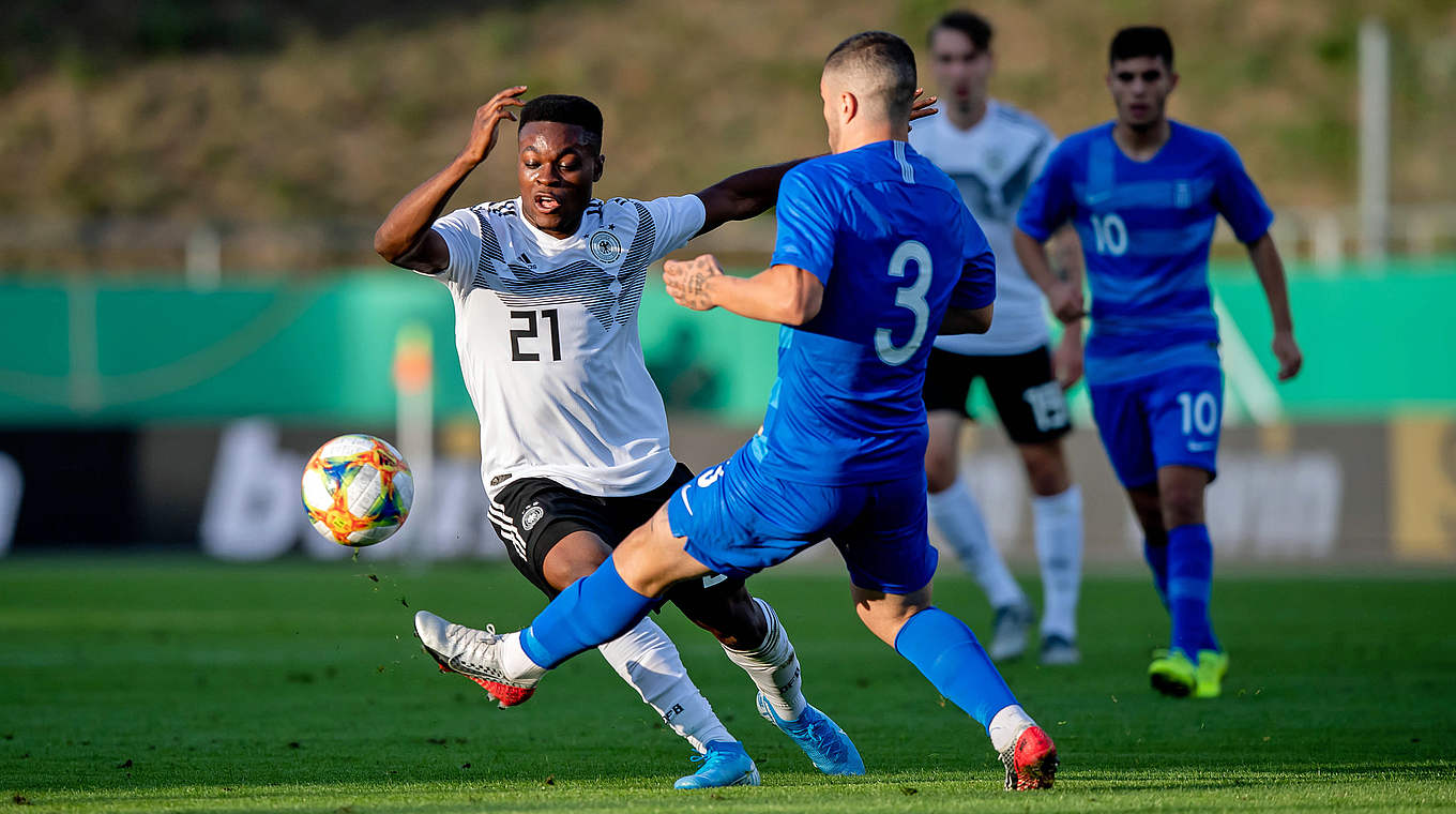 22 Germany players got a taste of the action today © 2019 Getty Images