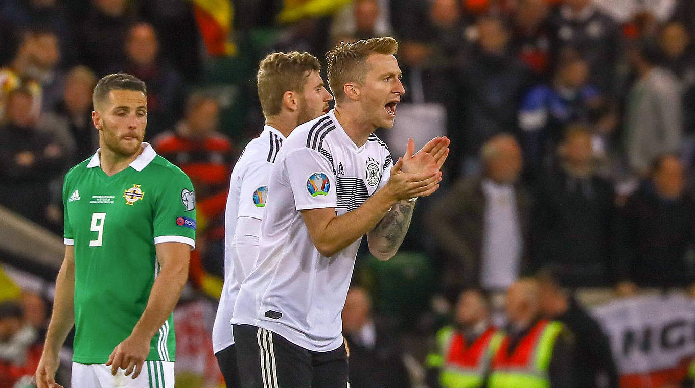 Bislang mit 43 Einsätzen für die deutsche Nationalmannschaft: Marco Reus © imago images / Schüler