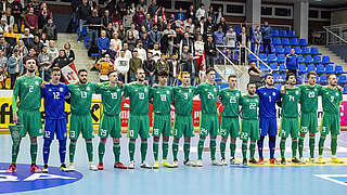 Premiere in Portugal: Das deutsche Futsalteam spielt um die WM-Qualifikation © 2019 Getty Images