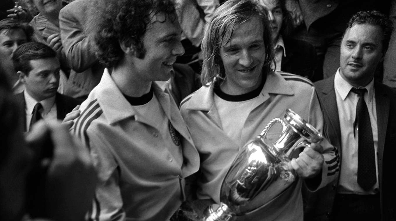 Europameister 1972: Franz Beckenbauer und Günter Netzer © imago images / WEREK