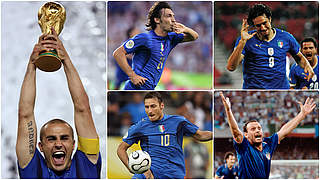 Azzurri Legends: Italien mit zehn Weltmeistern gegen DFB-All-Stars © AFP/Getty Images/Collage DFB