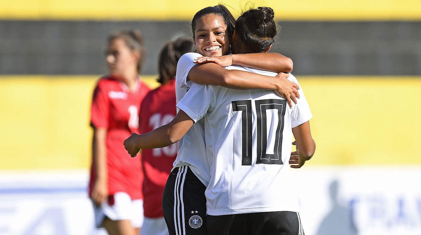 Mit zwei Treffern maßgeblich am Sieg gegen Albanien beteiligt: Ivana Fuso © Getty Images