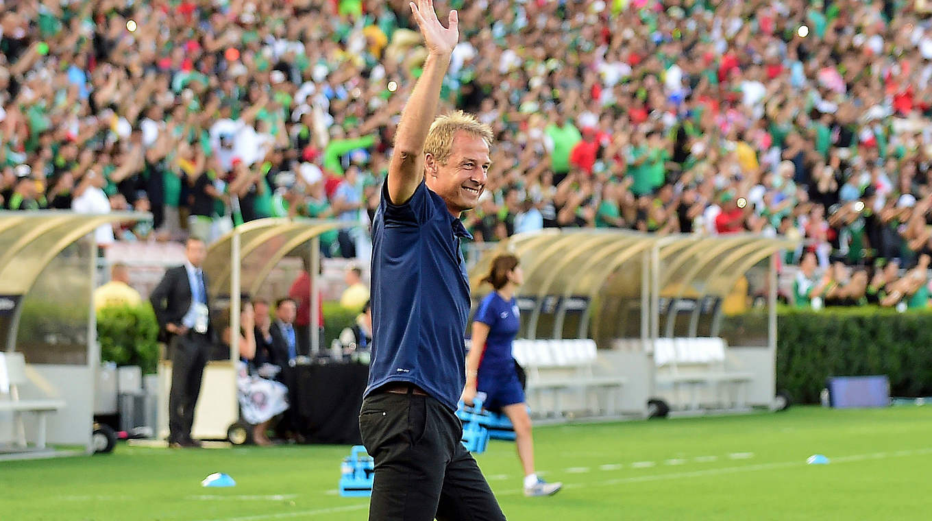 Kapitän der deutschen All-Stars: 1990er-Weltmeister Jürgen Klinsmann © GettyImages