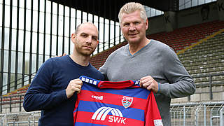 Stefan Effenberg (r.) heuert beim KFC Uerdingen an: 