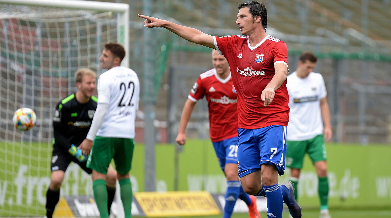 Unterhachings Dominik Stroh-Engel: "Es passt einfach alles zusammen" © imago images/foto2press