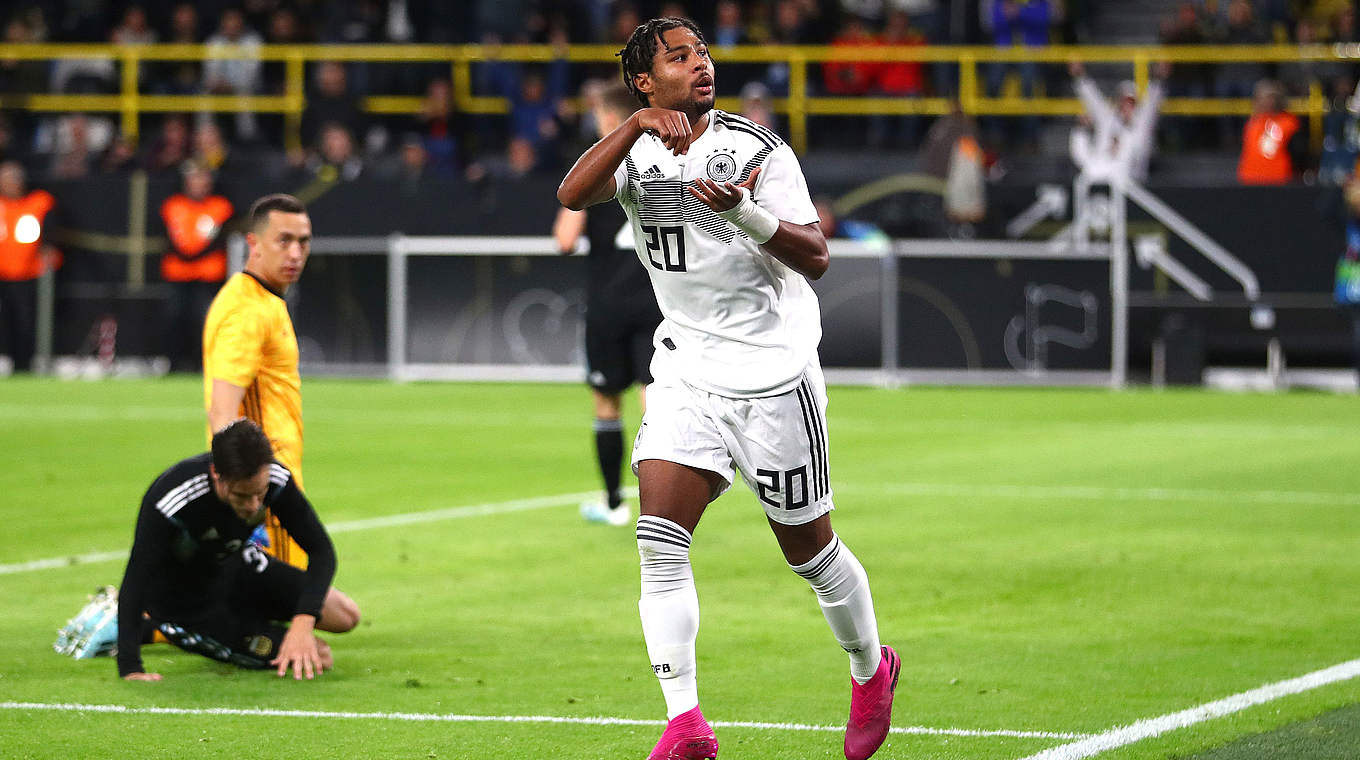 Serge Gnabry scored the opening goal for Germany  © GettyImages