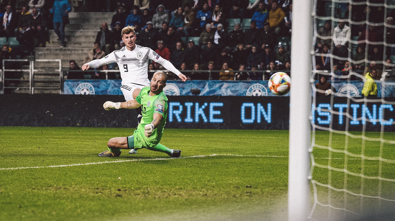 Timo Werner: "Es war ein schweres Spiel" © DFB | PHILIPPREINHARD.COM