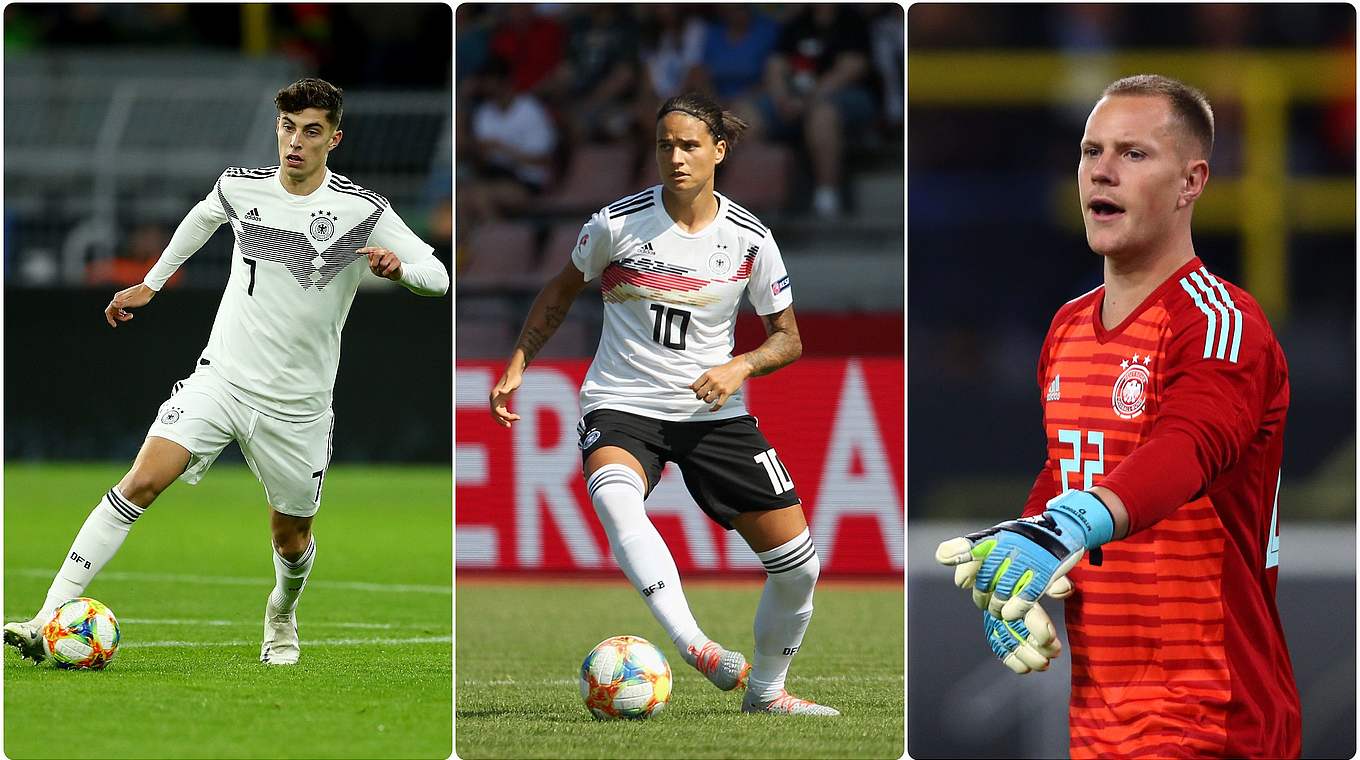 Havertz, Marozsan and ter Stegen are all part of the national team set-up © Getty Images/Collage DFB