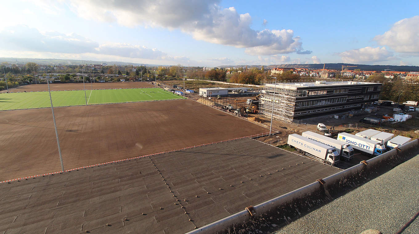 3,5 Hektar groß: das neue Trainingszentrum des Zweitligisten Dynamo Dresden © SG Dynamo Dresden