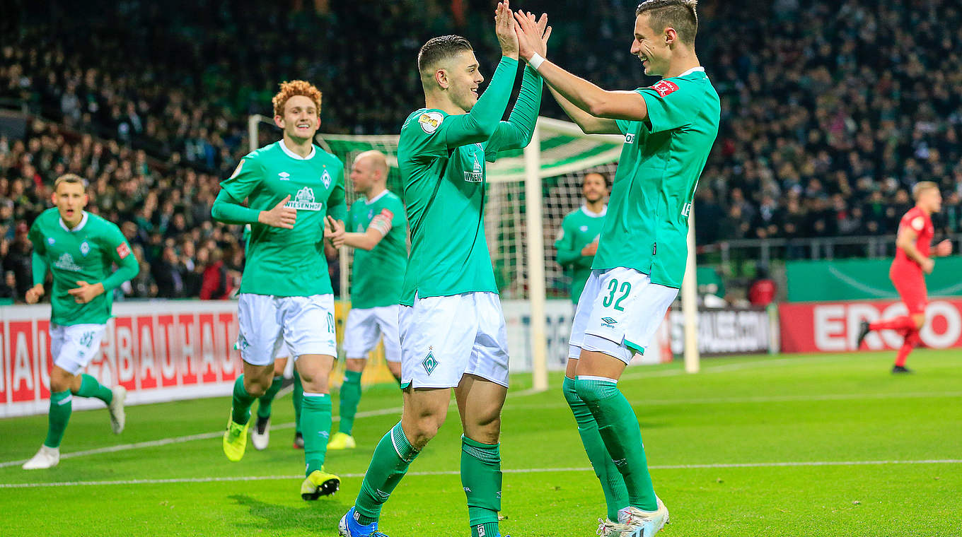 Werder three goals up inside 20 minutes © 2019 Getty Images
