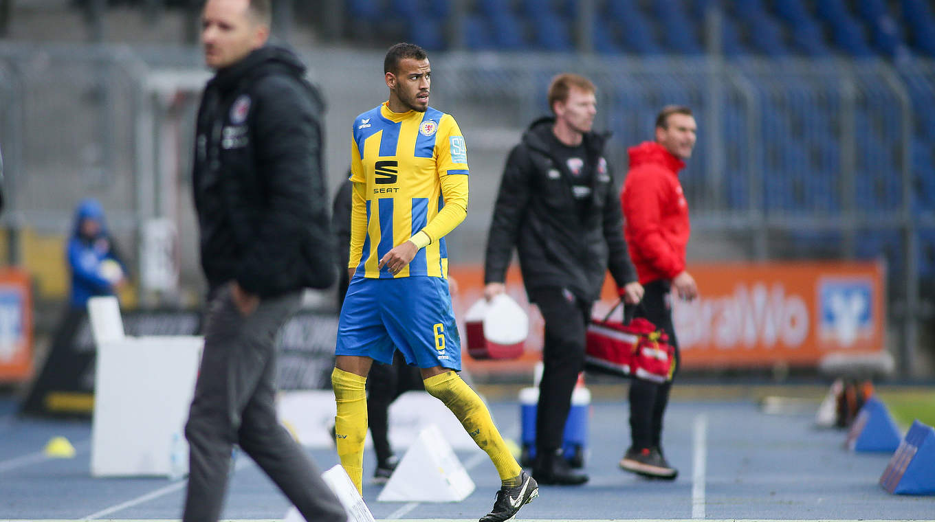 Vom Sportgericht für drei Spiele gesperrt: Steffen Nkansah von Braunschweig © Getty Images