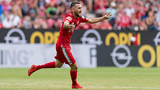 Traum-Comeback: U 19-Nationalspieler Erkan Eyibil trifft gegen Augsburg zum 2:0 © imago images / eu-images