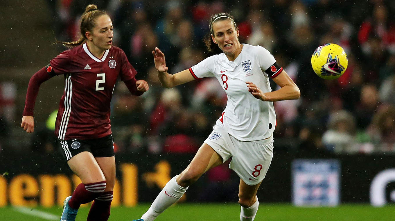 Mit einem starken Debüt bei den DFB-Frauen im Wembley-Stadion: Sophia Kleinherne © GettyImages