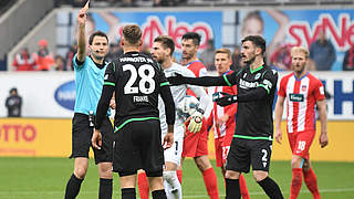 Muss einmal aussetzen: Marcel Franke von Hannover 96 © imago images/Eibner