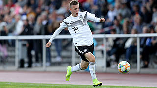 Captain Torban Rhein picked up a brace against Kazakhstan.  © Getty Images