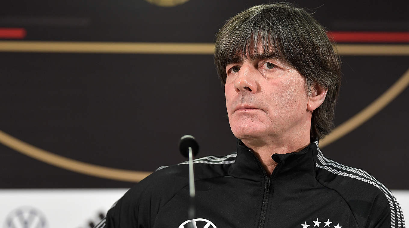 Joachim Löw: "I will certainly be making one or two changes."  © 2019 Getty Images
