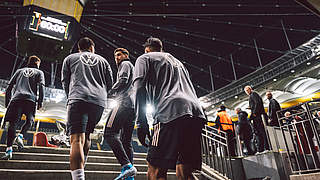 Abschlusstraining: Das DFB-Team läuft in die Arena ein © DFB | PHILIPPREINHARD.COM
