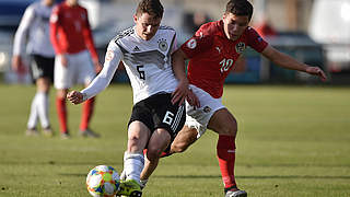 Fällt mit Kreuzbandriss lange aus: U 18-Nationalspieler Jordan Meyer (l.)  © Getty Images