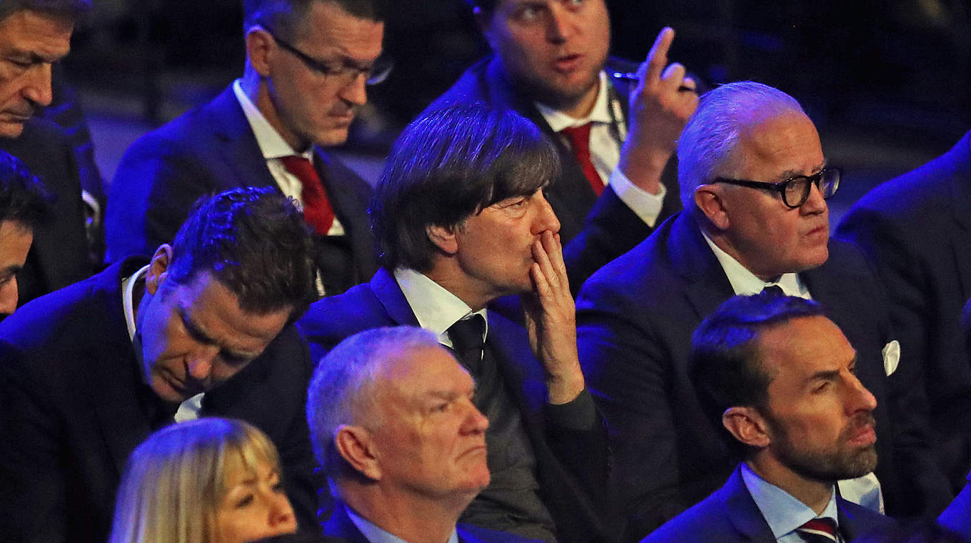 DFB-Präsident Keller (m.r.): "Mit diesem Los kann man sofort Fußball-Fieber entfachen" © Getty Images
