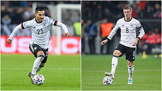 Weltklassespieler dank starker Jugendarbeit: Ilkay Gündogan (l.) und Toni Kroos © Getty Images/Collage DFB