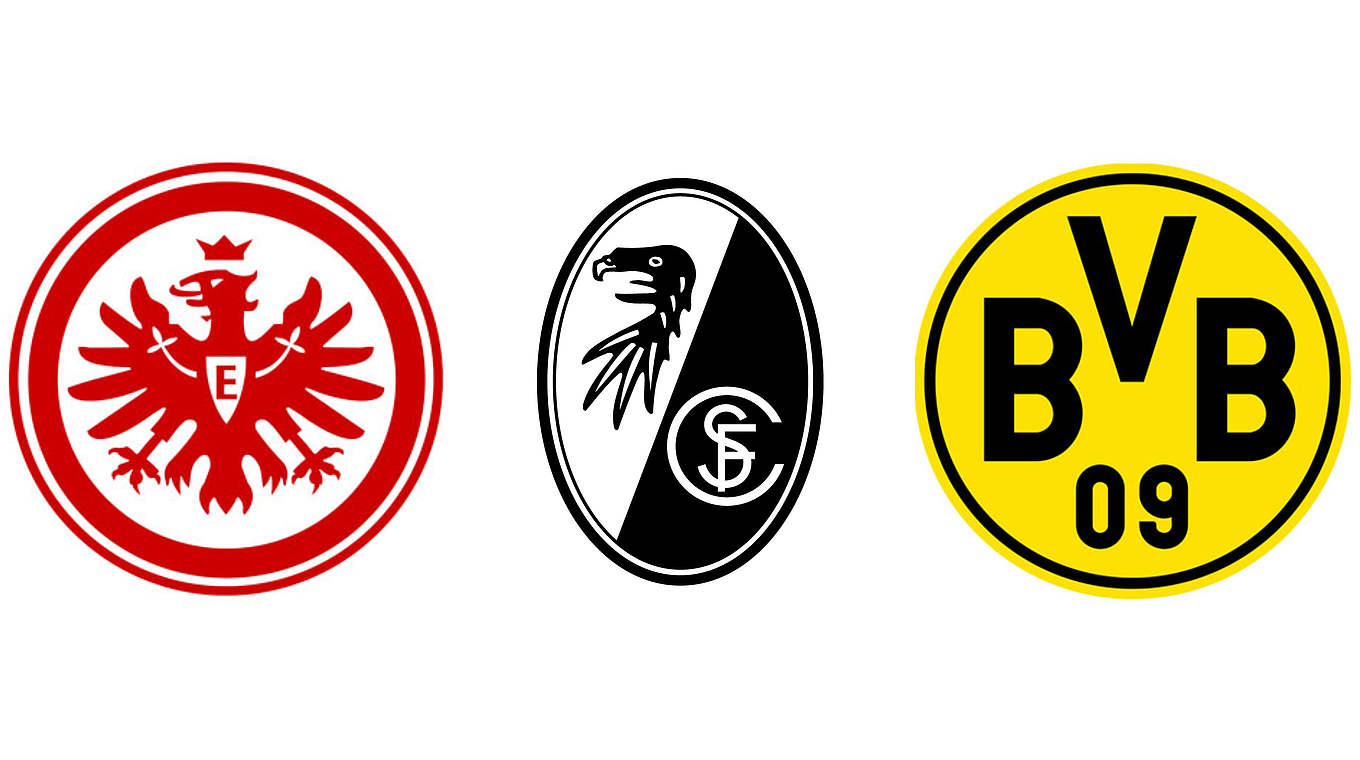  © Eintracht Frankfurt/SC Freiburg/Borussia Dortmund/ Collage DFB