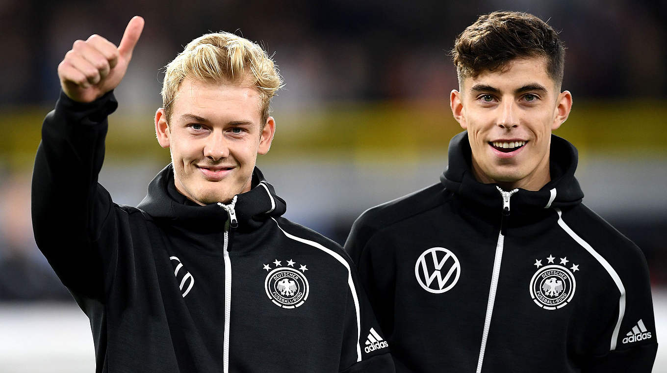 Havertz (right): "In my opinion Julian is the best player at BVB at the moment" © GettyImages