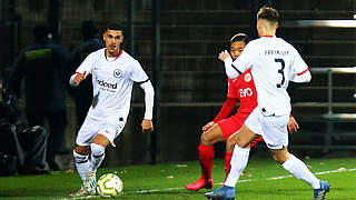 Tolles Derby: Die U 19 von Eintracht Frankfurt ringt Kickers Offenbach mit 3:2 nieder © imago images/Hartenfelser