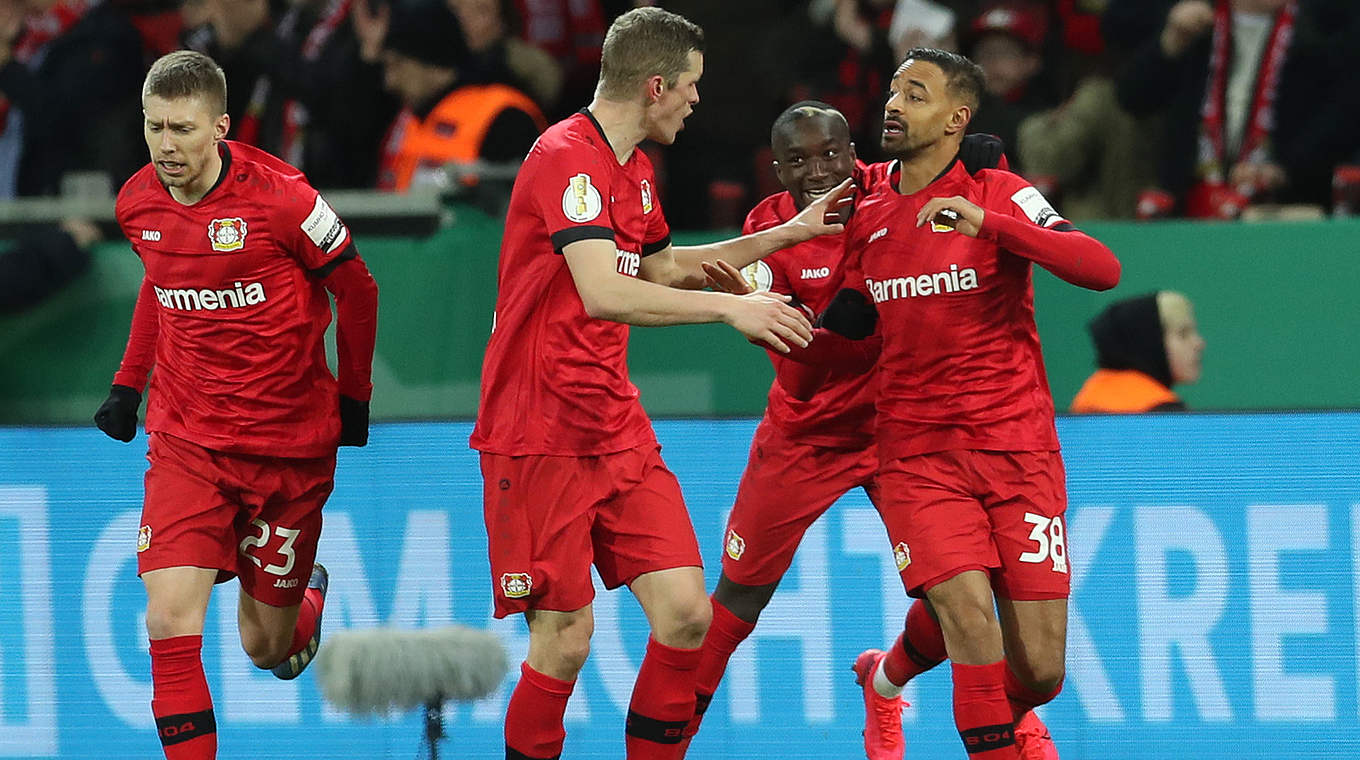 Grund zur Freude: Leverkusen nur noch einen Schritt vom Finale entfernt © GettyImages