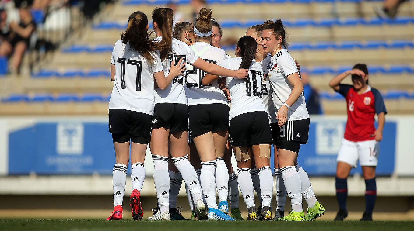 Zweites Spiel, zweiter Sieg: Die U 19-Frauen sind in La Manga auf Erfolgskurs © Getty Images
