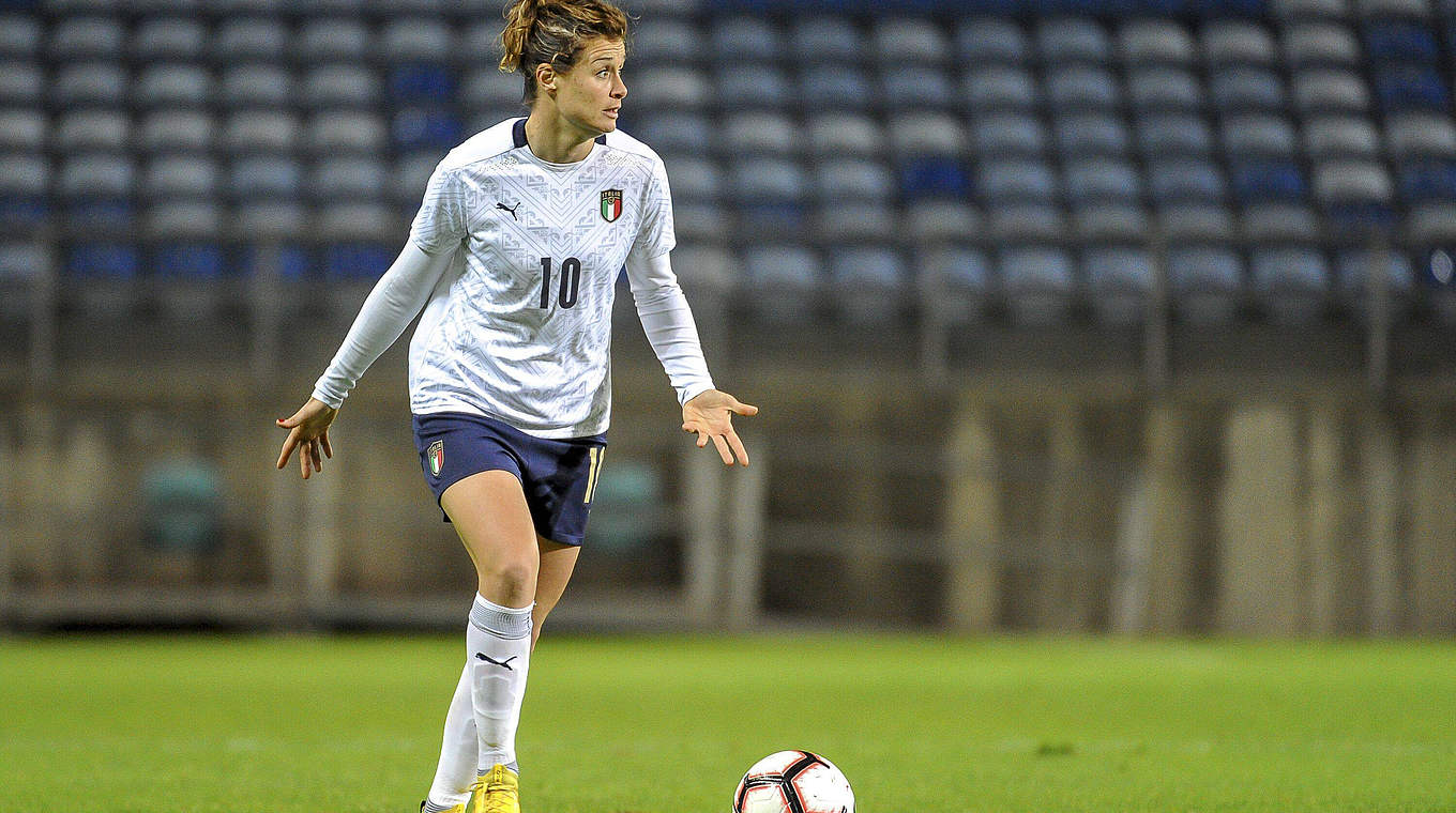 Italy's Cristiana Girelli and her teammates have withdrawn from the final of the Algarve Cup.  © imago images/Sports Press Photo