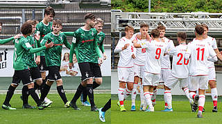 Spannendes Derby: Tabellenführer Köln ist beim Dritten Mönchengladbach zu Gast © imago/Collage DFB