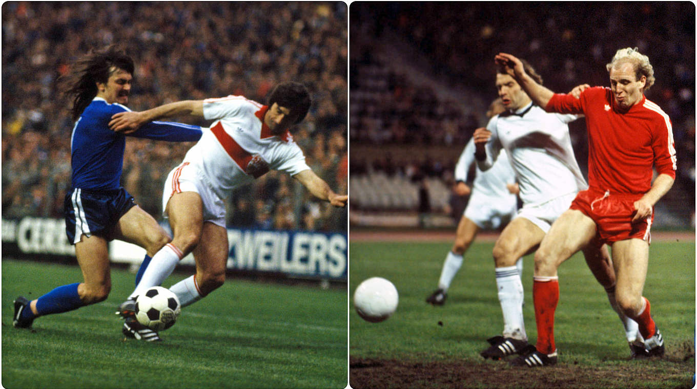 Deutsche Angelegenheit: Vier Bundesligateams stehen 1980 im UEFA-Cup-Halbfinale © Bilder Imago / Collage DFB