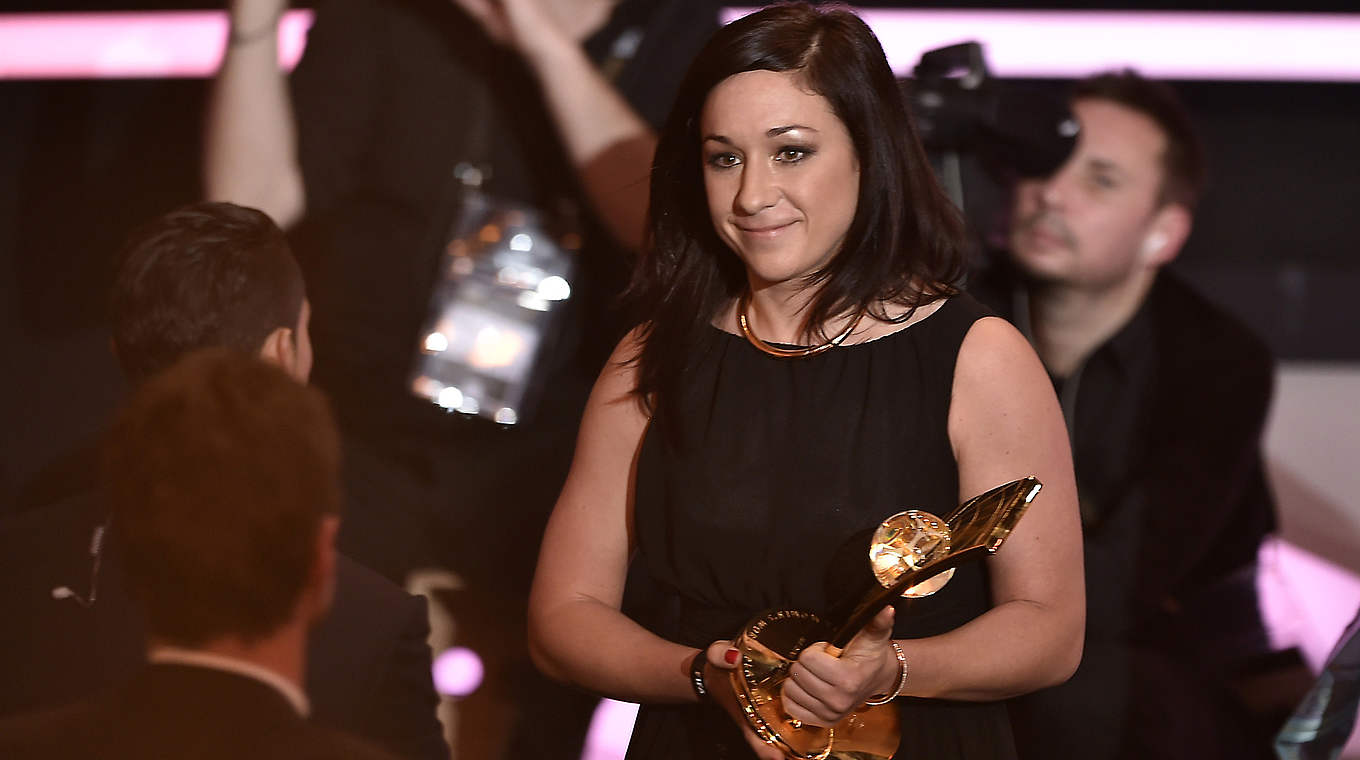 Nadine Keßler wird Weltfußballerin 2014: "Ich fand es damals ganz schräg" © Getty Images