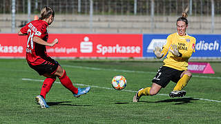 Treffen erneut in Freiburg aufeinander: Freiburg mit Bühl (l.) und Jena mit Hornschuch © imago images/Beautiful Sports