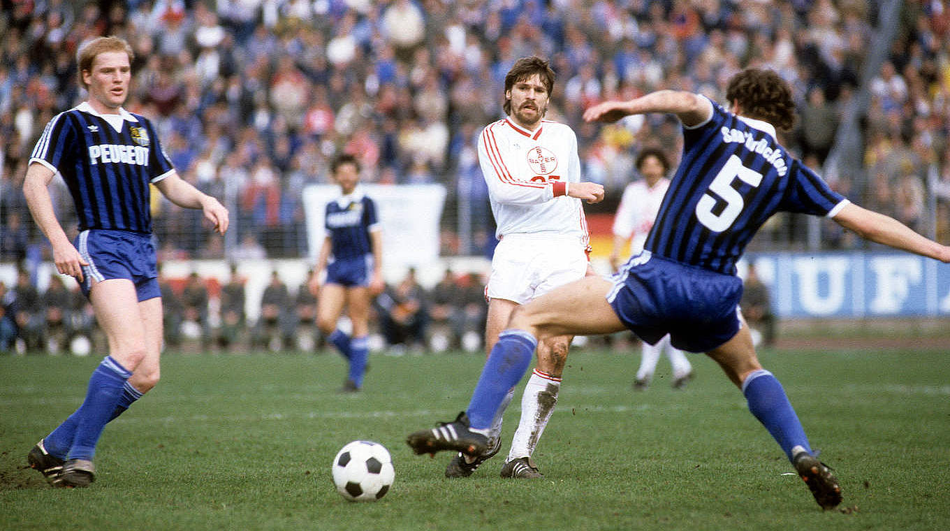 En 1985, Sarrebruck a perdu en demi-finale contre le Bayer Uerdingen. © 