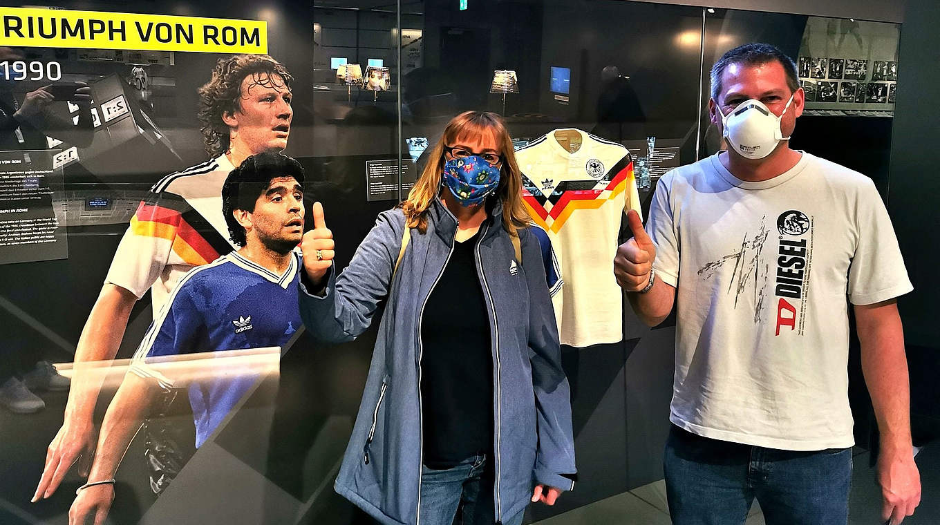 30 Jahre WM-Erfolg: Nachzuerleben im
Fußballmuseum - derzeit mit Maske © Deutsches Fußballmuseum