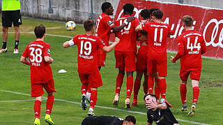 Münchner Höhenflug: Nach fünf Siegen aus sechs Spielen steht Bayern II auf Rang zwei © imago images / Lackovic