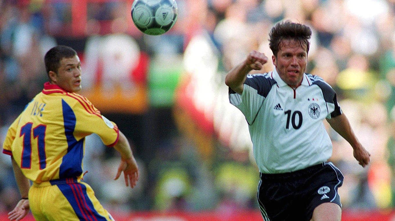 Leitwolf bei der EM 2000 in Niederlanden und Belgien: Matthäus (r.) mit 39 Jahren © Getty Images